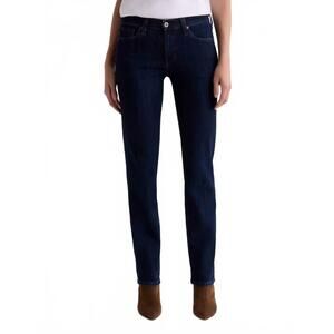 NEW AG JEANS sandra low-rise straight leg jeans in modern indigo